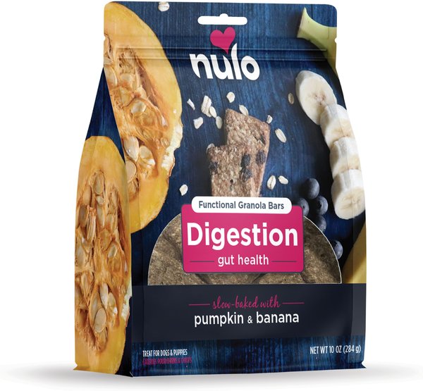 Nulo Functional Granola Digestion Dog Treats, 10-oz bag slide 1 of 9