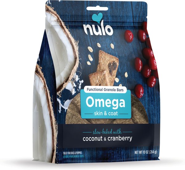 Nulo Functional Granola Omega Dog Treats, 10-oz bag slide 1 of 9