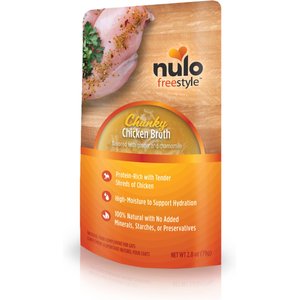 Nulo FreeStyle Chunky Chicken Broth Wet Cat Food, 2.8-oz pouch, case of 24