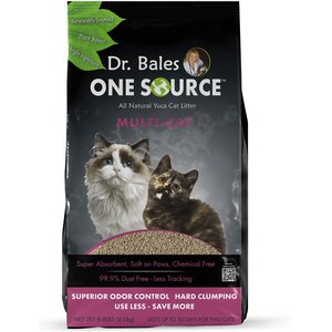 Dr. Bales One Source Clumping Cat Litter, 8.8-lb bag