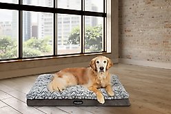 Beautyrest Superior Support Topper Orthopedic Pet Bed, Gray