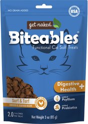 Get Naked Biteables Digestive Health Plus Soft Cat Treats, 3-oz bag