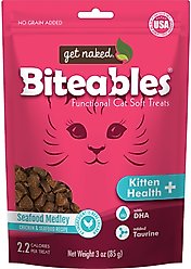 Get Naked Biteables Kitten Health Plus Soft Cat Treats, 3-oz bag
