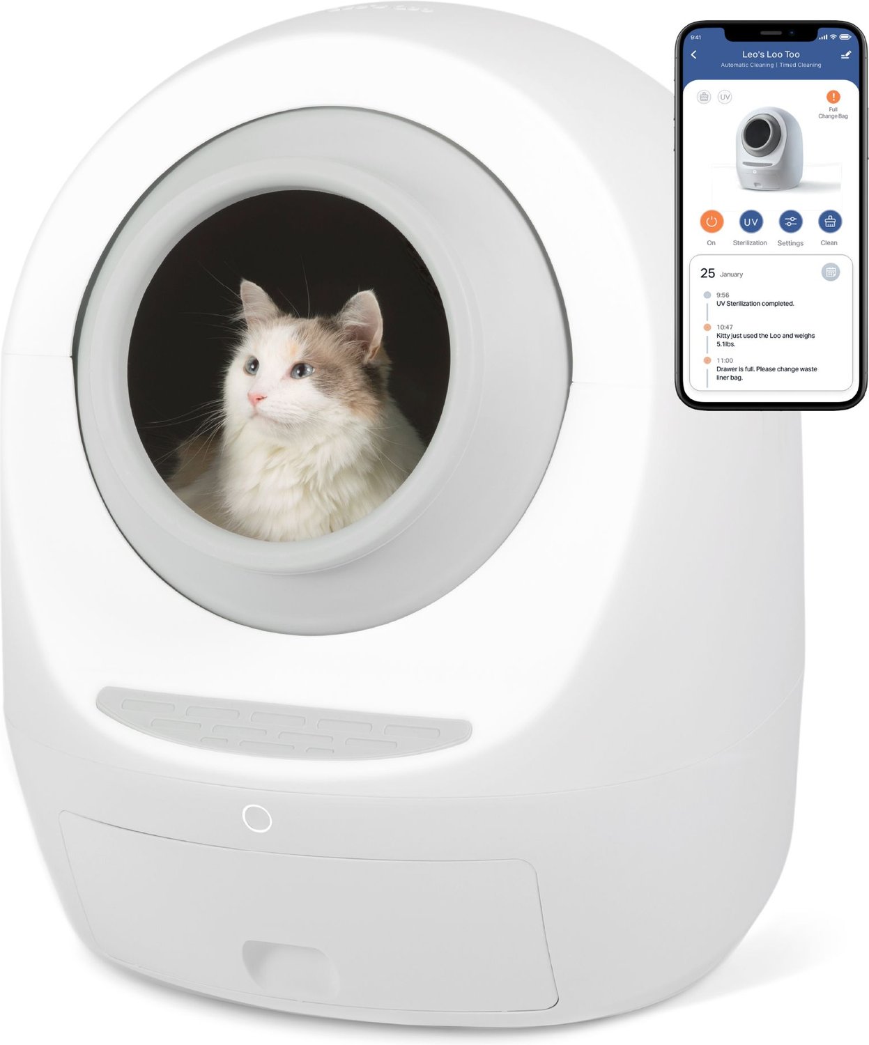 Smarty Pear Leo's Loo Too Wifi Enabled Cat Litter Box
