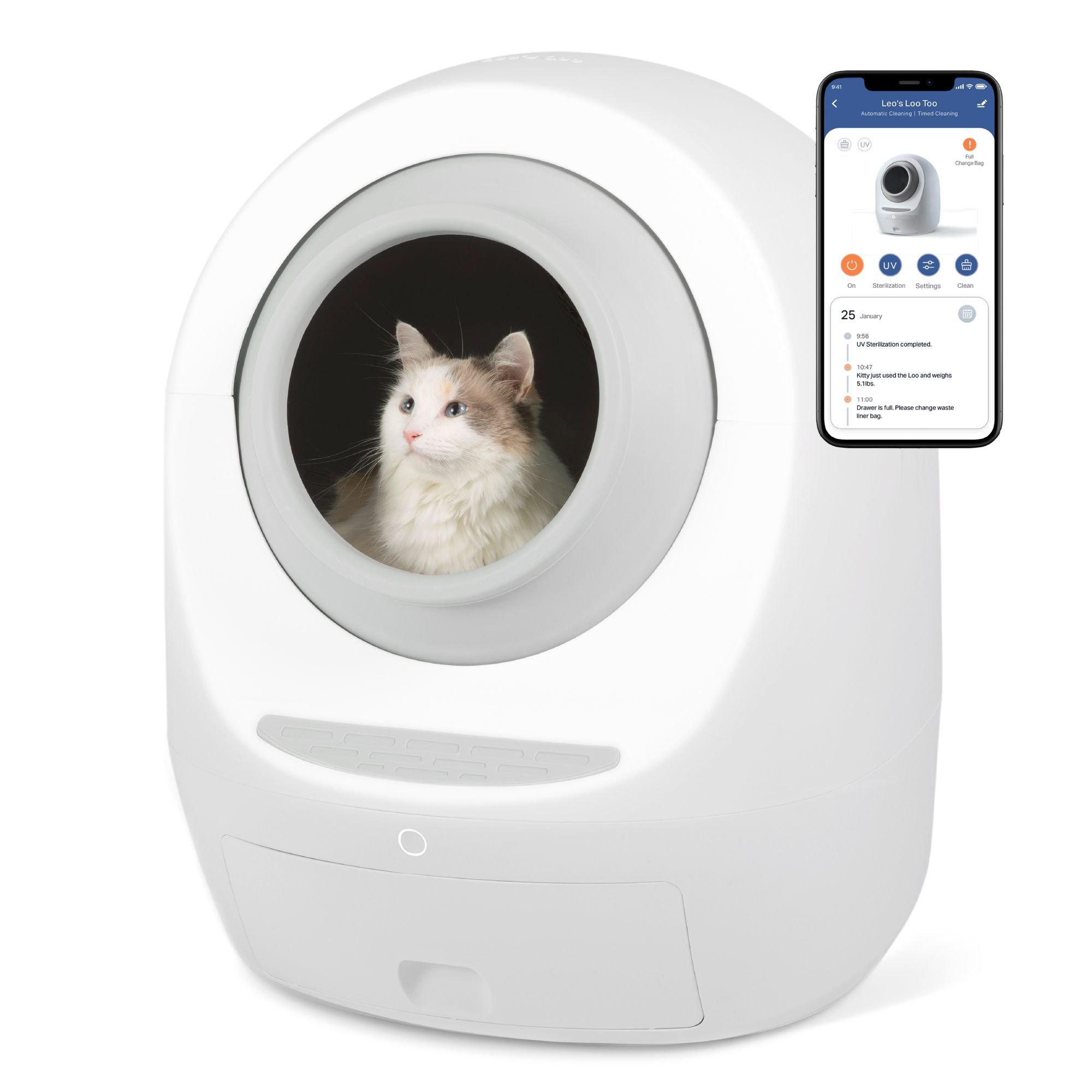 CASA LEO Leo's Loo Too Wifi Enabled Cat Litter Box Customer Questions