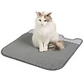 Smarty Pear Leo's Loo Cat Litter Mat, Grey