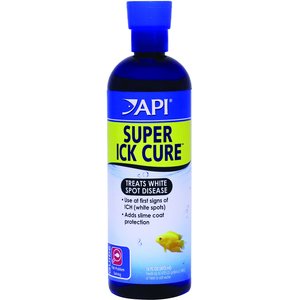 API LIQUID SUPER ICK CURE Freshwater & Saltwater Fish Medication, 16-oz bottle