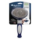 Four Paws Magic Coat Professional Series Self-Cleaning Slicker Dog Brush, Blue, Large