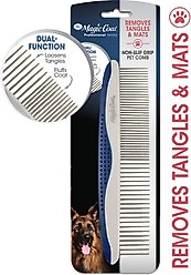 Four Paws Magic Coat Professional Series Non-Slip Grip Dog Comb, Blue
