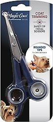 Four Paws Magic Coal Professional Series Safety Tip Facial Dog Scissors, Blue slide 1 of 9