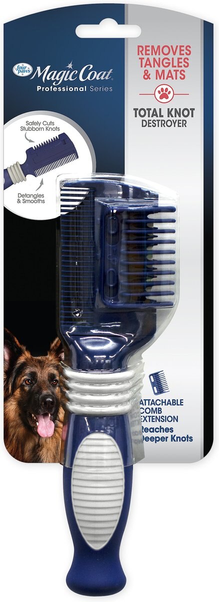 Four Paws Magic Coat Shedding Rake for Dogs