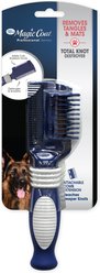 Four Paws Magic Coat Professional Series 3-in-1 Knot Remover Rake & Comb for Dogs & Cats, Blue