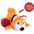 KONG Cozie Pocketz Fox Dog Toy, Orange, Medium