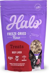 Halo Liv-A-Littles Beef Liver Protein Freeze-Dried Dog & Cat Treats, 3-oz bag