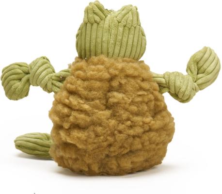 Show full view: HuggleHounds HuggleFleece FlufferKnottie Fiona the Frog Dog Toy, Small slide 2 of 6