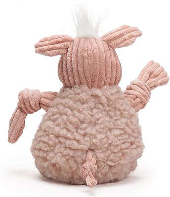 Show full view: HuggleHounds HuggleFleece FlufferKnottie Penelope the Pig Dog Toy, Large slide 2 of 6