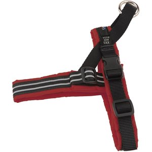 ComfortFlex Fully Padded Non-Chafing Reflective Sport Dog Harness, Bordeaux, X-Small
