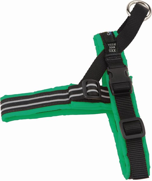 ComfortFlex Fully Padded Non-Chafing Reflective Sport Dog Harness, Kelly Green, XX-Small slide 1 of 5