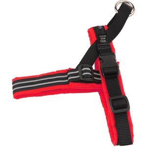 ComfortFlex Fully Padded Non-Chafing Reflective Sport Dog Harness, Red, XX-Small
