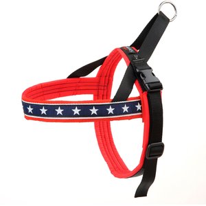 ComfortFlex Fully Padded Non-Chafing Reflective Sport Dog Harness, Patriot, X-Small