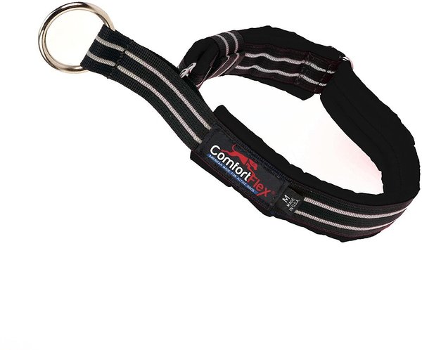 ComfortFlex Fully Padded Reflective Martingale Dog Collar, Raven, Large slide 1 of 4