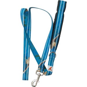 Doggy Tales Realtree Classic Dog Leash, 6-ft long, Surf Blue