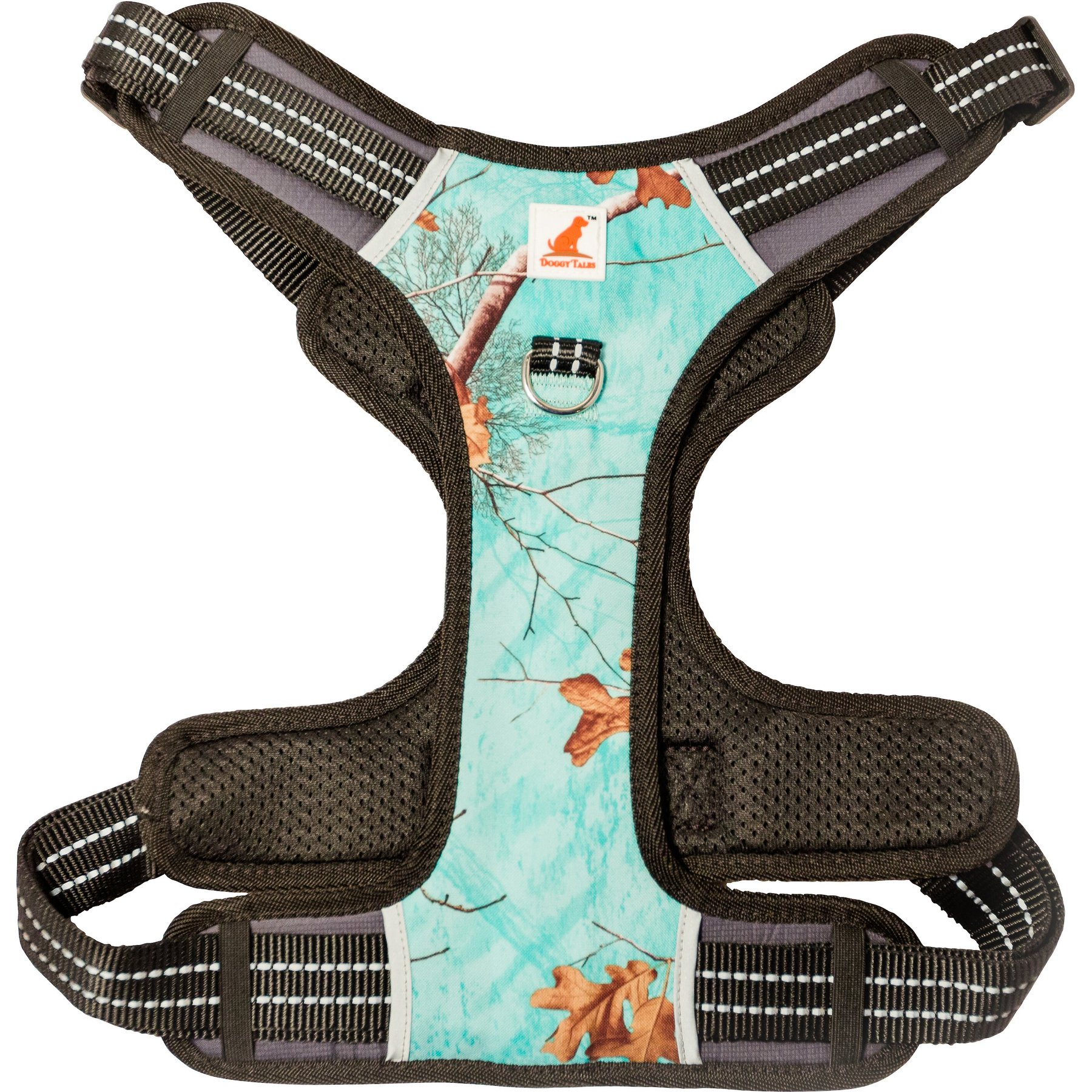 Doggy Tales Realtree 2X Sport Dog Harness, Sea Glass, Small