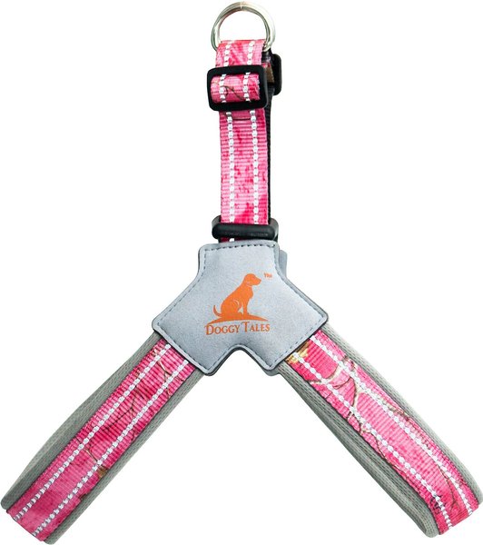 Doggy Tales Realtree Step In V Dog Harness, Paradise Pink, Large slide 1 of 3