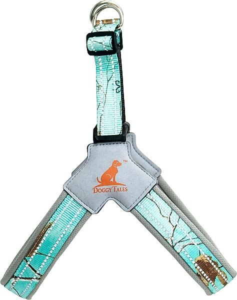 Doggy Tales Realtree Step In V Dog Harness, Sea Glass, XX-Large slide 1 of 3