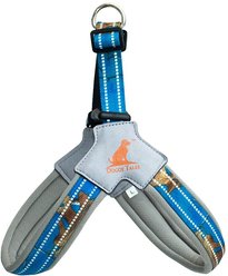 Doggy Tales Realtree Step In V Dog Harness, Surf Blue, Small