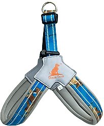 Doggy Tales Realtree Step In V Dog Harness, Surf Blue, Large