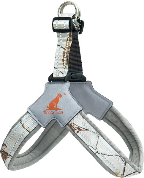 Doggy Tales Realtree Step In V Dog Harness, Snow, Medium slide 1 of 5