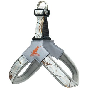 Doggy Tales Realtree Step In V Dog Harness, Snow, Large