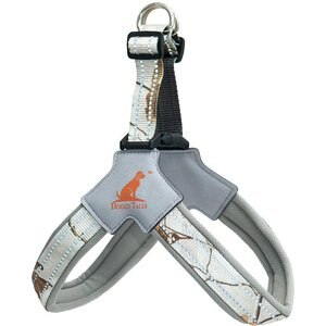 Doggy Tales Realtree Step In V Dog Harness, Snow, XX-Large