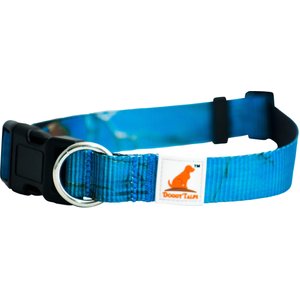 Doggy Tales Realtree Adjustable Dog Collar, Surf Blue, Small
