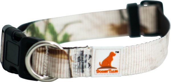 Doggy Tales Realtree Adjustable Dog Collar, Snow, Small slide 1 of 4