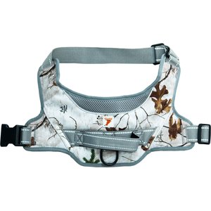 Doggy Tales Patented Realtree Hart Dog Harness, Snow, 55