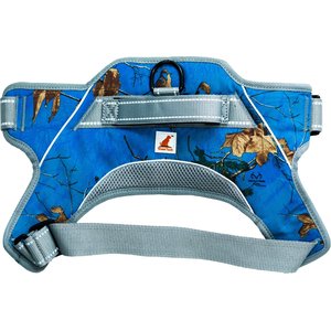 Doggy Tales Patented Realtree Hart Dog Harness, Surf Blue, 45