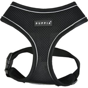 Puppia Soft Pro Dog Harness, Black, Large: 19 to 26-in chest