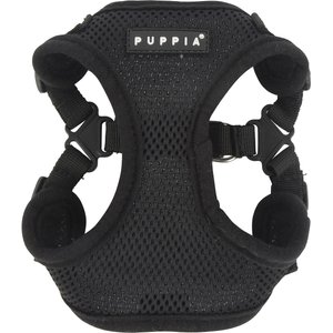 Puppia Soft C Dog Harness, Black, X-Large: 17.7 to 19.7-in chest