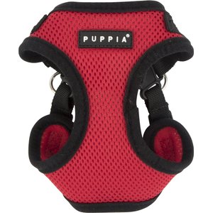 Puppia Soft C Dog Harness, Red, Medium: 14.2 to 15.4-in chest