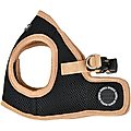 Puppia Soft Vest B Dog Harness, Black, Medium: 13.1 to 13.9-in chest