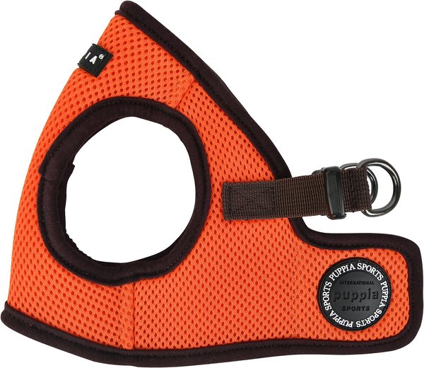 Puppia Soft Vest B Dog Harness, Orange, Small: 10.8 to 11.2-in chest slide 1 of 5