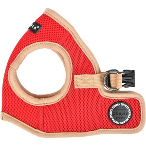 Puppia Soft Vest B Dog Harness, Red, Large: 16.1 to 16.9-in chest