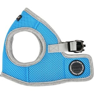 Puppia Soft Vest B Dog Harness, Sky Blue, Medium: 13.1 to 13.9-in chest