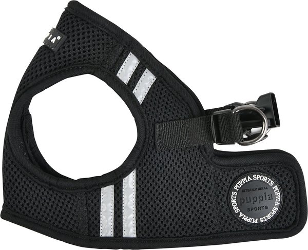 Puppia Soft Vest Pro Dog Harness, Black, Small: 10.8 to 11.2-in chest slide 1 of 5