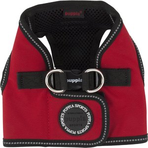 Puppia Trek B Dog Harness, Red, Medium: 15.7-in chest