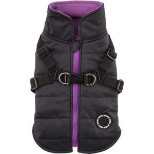 Puppia Mountaineer II Coat Dog Harness, Black, Small: 14.2-in chest