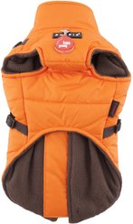 Puppia Mountaineer II Coat Dog Harness, Orange, Small: 14.2-in chest slide 2 of 4
