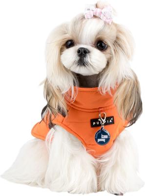 Show full view: Puppia Mountaineer II Coat Dog Harness, Orange, Medium: 16.5-in chest slide 4 of 6